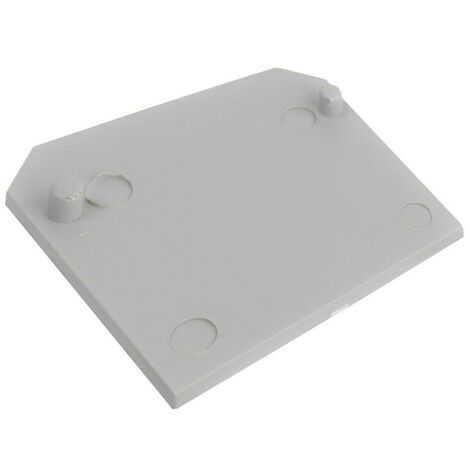 Abschlussdeckel 37,2mm Länge 1,5mm Breite 40mm Höhe Grau