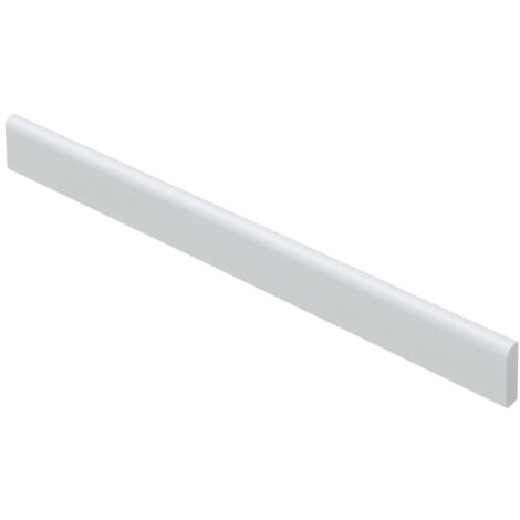 Abschlussleiste selbstkleben 250 x 2,1 cm 5 mm, weiß Sockelleiste