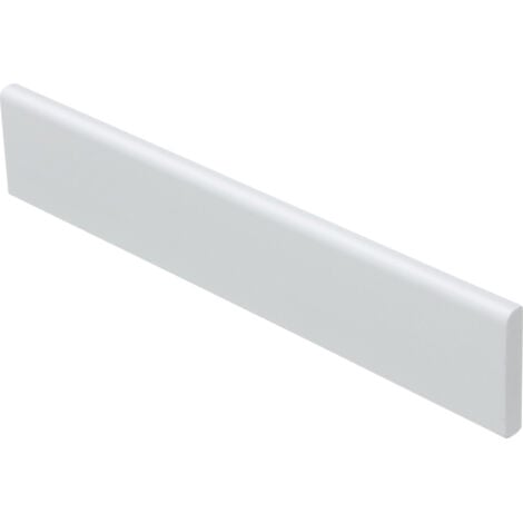 Abschlussleiste selbstklebend 250 x 4,3 cm x 7 mm, weiß Sockelleiste