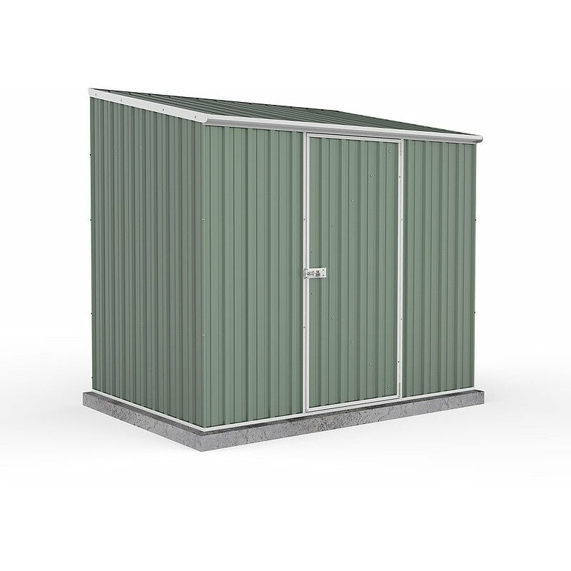 Waltons - Absco Space Saver 2.26m x 1.52m Metal Garden Storage Shed - Pale Eucalyptus - Pale Eucalyptus