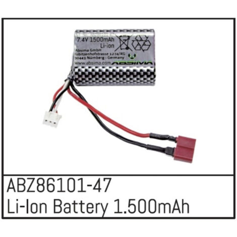 Absima Modellbau-Akkupack (LiIon) 7.4 V 1500 mAh Zellen-Zahl: 3   T-Buchse