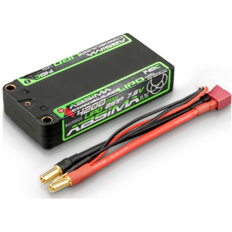 Absima Modellbau-Akkupack (LiPo) 7.6 V 4200 mAh Zellen-Zahl: 2 140 C Hardcase 5 mm, T-Stecker