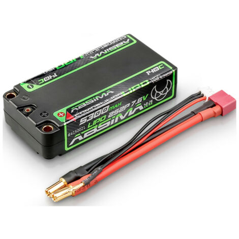 Absima Modellbau-Akkupack (LiPo) 7.6 V 5300 mAh Zellen-Zahl: 4 140 C Hardcase 5 mm, T-Stecker