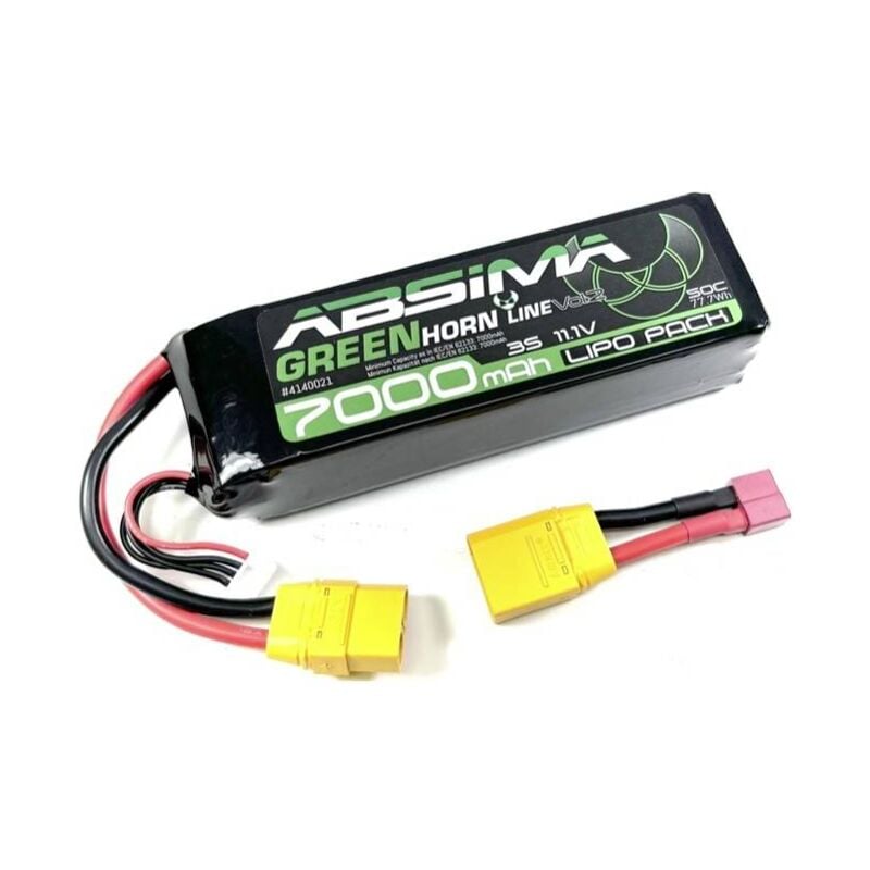 Pack de batterie (LiPo) 11.1 v 7000 mAh Nombre de cellules: 3 50 c stick XT90 Y558363 - Absima
