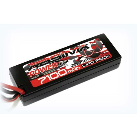 Absima Pack de batterie (LiPo) 7.4 V 7100 mAh 60 C hardcase XT90