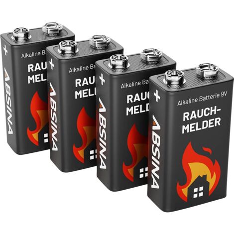 Absina 401005-4 Batteria da 9 V 9 V 4 pz.