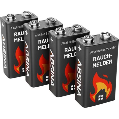 Absina 401005-4 Batteria da 9 V 9 V 4 pz.