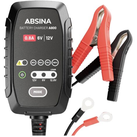 Absina A800 301006 Chargeur automatique 6 V, 12 V 0.8 A 0.8 A S223582