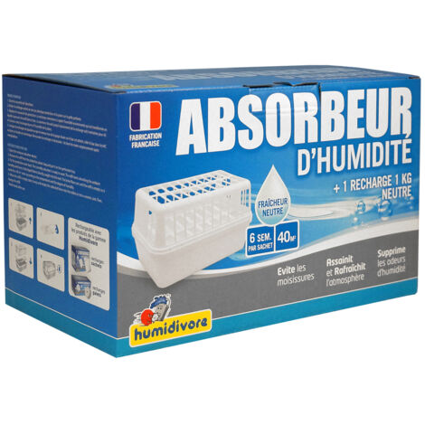 Absorbedor de humedad Humidivore + Recarga 1kg Neutro - Humidivore