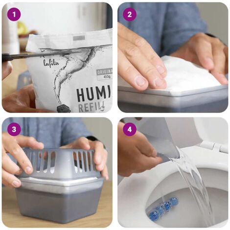 Absorbentes de humedad de recambio 18 unidades 900 g vidaXL