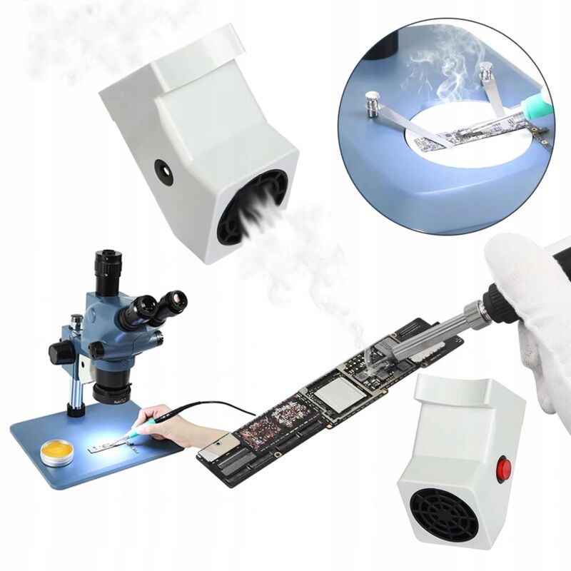 Assorbitore di fumi per il mini microscopio stereoscopico Ma3+