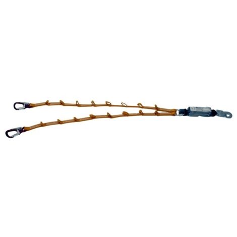 Absorbeur D'énergie Avec Deux éléments D'amarrage En Y Et 16 Boucles De Résistance 22kn, Pour Un Arrimage à Toute Largeur De Tro