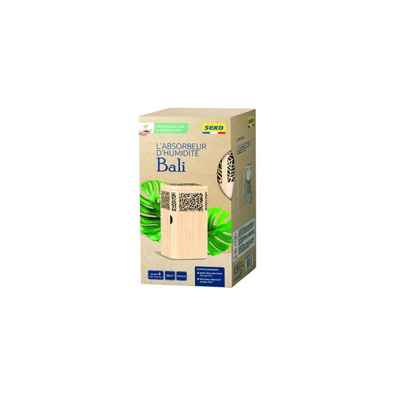 Sodepac - Absorbeur d'humidité Bali 450g + 1 recharge incluse