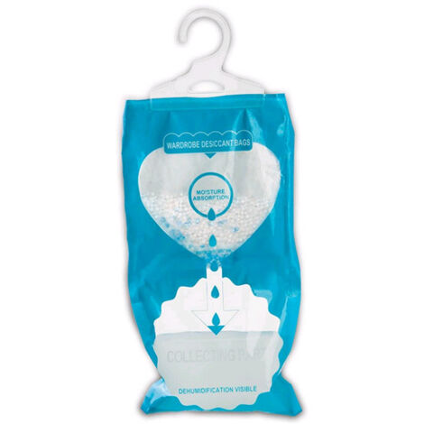 Absorbeur d'humidité à suspendre - 250 g de granulés pour armoires, garde-manger, cuisines