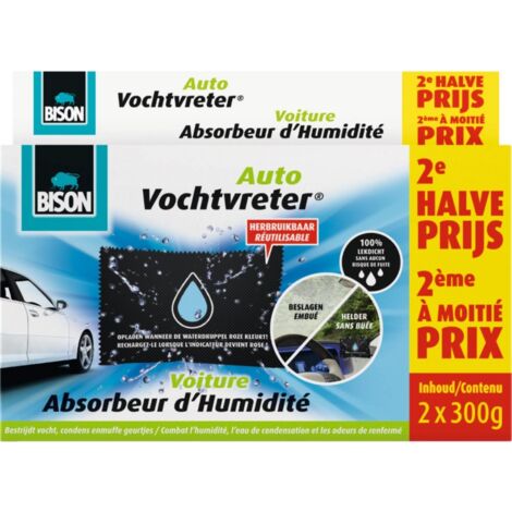 Absorbeur d'humidité Bison Auto 2x300 g