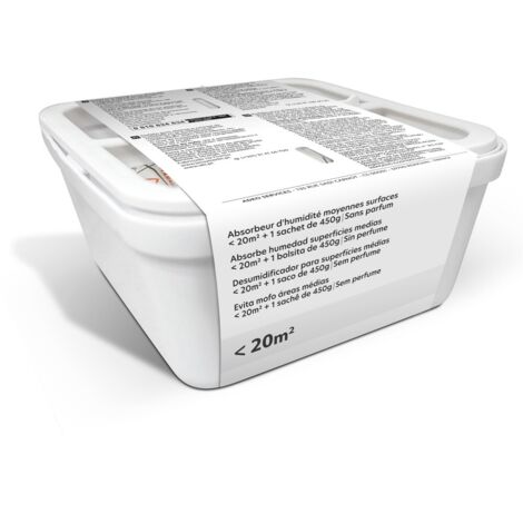 Absorbeur D'Humidité Et Recharge Sac, 20 M²