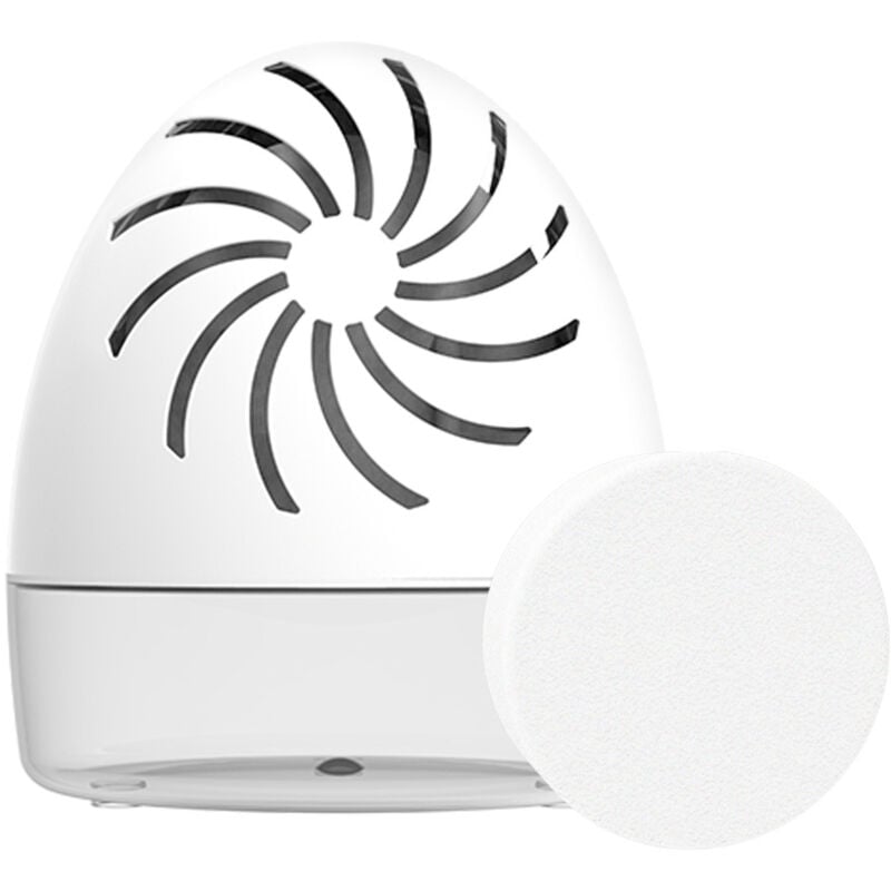 Sjqka - Absorbeur d'humidité pour pièces jusqu'à 20 m2, déshumidificateur d'air anti-odeur et anti-moisissure (blanc)