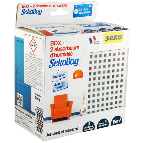 Absorbeurs sekobag lot 2+ 1 box sekobag blc ref.box sekobag x2 b