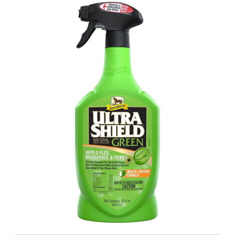 Absorbine Ultra Shield Green natural spray scudo contro le mosche 946 ml