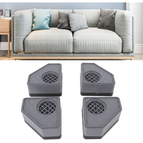 Absorption de vibrations pour lavelinge - 4X Pastilles Anti Vibrations en PP et Rubber - Stabilisation et Réduction du Bruit