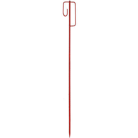 Absperrleinenhalter 1250x12 mm Leinenhalter Laterneneisen Absperrhalter