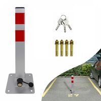 Absperrpfosten Mit Öse Und Halteplatte, Poller Wegsperre Pfosten