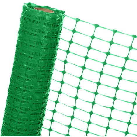 Absperrzaun 1,2m x 100m Bauzaun Schutznetz Zaun Baustellenzaun 120g/m² in grün