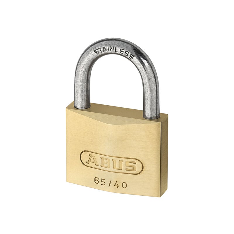 Mechanical 65IB/40mm Brass Padlock Stainless Steel Shackle Keyed Alike 6404 ABUKA12539 - Abus