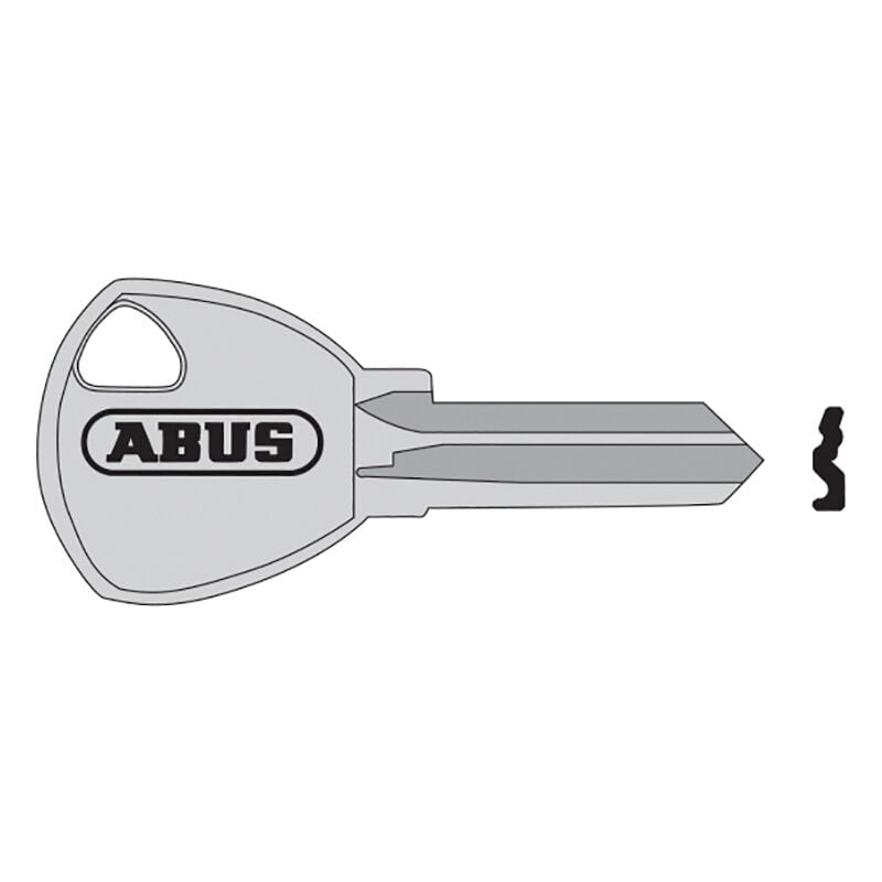 Abus Mechanical - 65/30 30mm New Profile Key Blank ABUKB12021