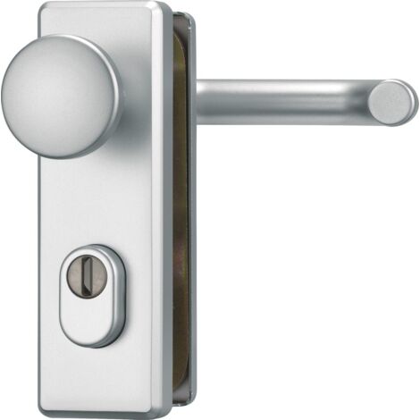 ABUS 128585 - Bandella protettiva "KKZS700 F1 FS EK ", con protezione cilindro per porte antincendio