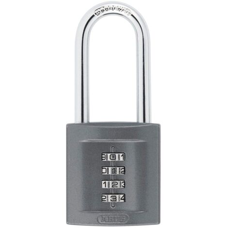 ABUS 158/50HB50 50mm Long Shackle Mechanical Combination Padlock with 4-Digit Code