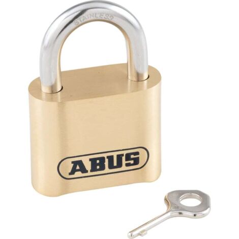 ABUS 32074 180IB/50 50mm Brass Body Combination Padlock with 4-Digit Resettable Code - Carded Packaging