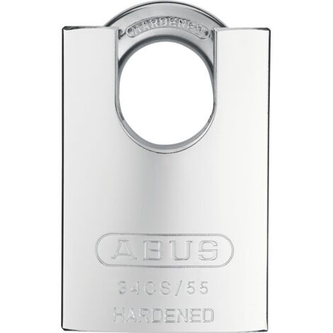 ABUS 34CS/55 Platinum Vorhangschloss Stahl, extra Bügelschutz, inkl. 2 Schlüssel
