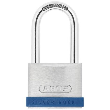 ABUS 40mm Silver Rock™ 5 Padlock Long Shackle 40mm Keyed Alike