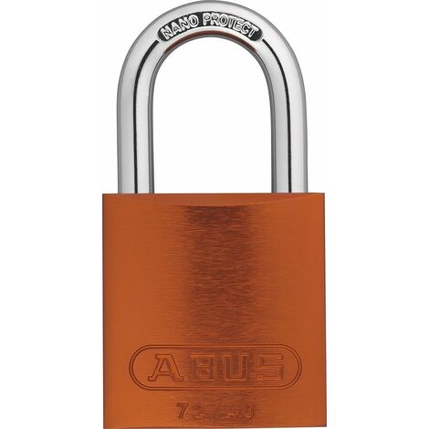 ABUS 436017-72/40NARANJA Candado Aluminio arco de acero endurecido 40 mm Naranja