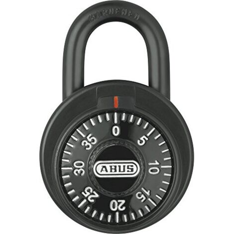 ABUS 47670 Serratura a combinazione per l'esportazione - Nero