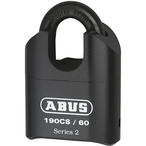 ABUS 51555 190/60 60mm Heavy-Duty Combination Padlock Closed Shackle 4-Digit