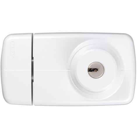 ABUS 532979-7025WB Cerrojo de Sobreponer con cilindro de seguridad de puntos interior blanco blister