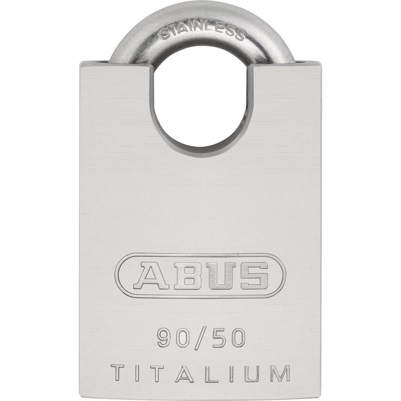 Image of Abus - 552922 - 90RK/50 Candado Titalium arco protegido e inoxidable 50 mm