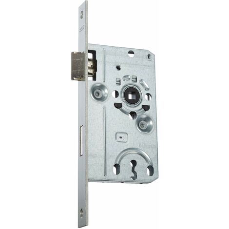 ABUS 61682 ES BB2 L S 55 72 24 - Serratura a incastro, colore: Argento