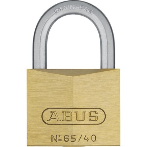 ABUS 65IB 40MM BRASS PADLOCK SHACKLE KEYED