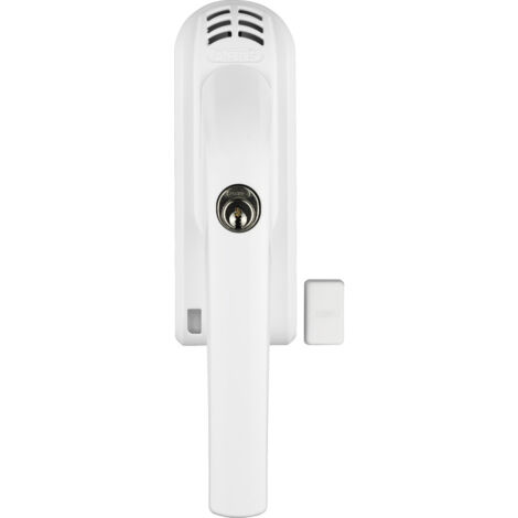 ABUS abschließb. Fenstergriff mit Alarm FG300A W weiß gleichschl. AL0125