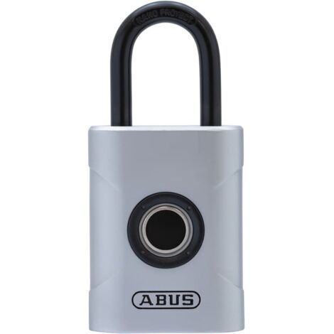ABUS ABVS62575 Vorhängeschloss 45 mm    Silber Fingerabdruckschloss