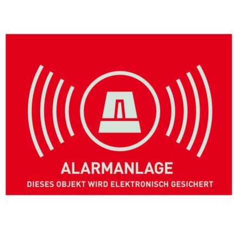 ABUS AU1322 Segnale di avvertimento Sistema di allarme Lingue Tedesco (L x A) 148 mm x 105 mm