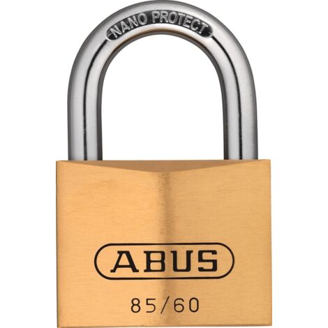 ABUS AV-Vorhangschloss 85/60, gleichschließend, Messing massiv