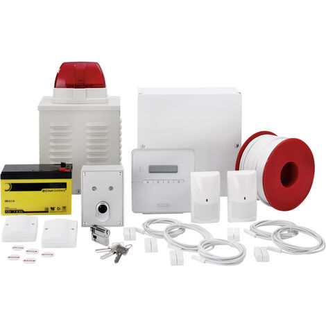 ABUS AZ4301 Terxon SX Alarmanlagen-Sets Alarmzonen 8x Drahtgebunden, 1x Sabotagezone V036151