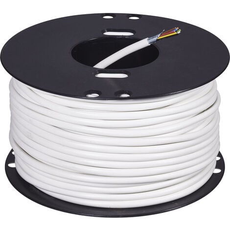 ABUS AZ6360 Alarmkabel LiFY 8 x 0.22 mm² Weiß 50 m