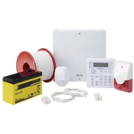 ABUS AZAA10100 Terxon SX Kit système d'alarme Zones d'alarme filaire 8 zones, 1x zone anti-sabotage V162683