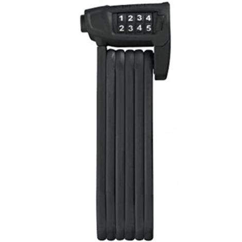 Abus Bordo 6150, Antifurto Pieghevole Unisex, Nero, 85 cm