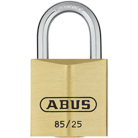 ABUS, Cadenas, 85/25 Lock Tag, lot de 6, laiton
